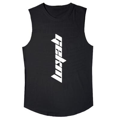 无袖运动速干弹力跑步训练背心