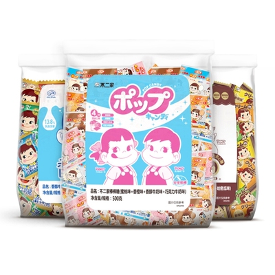 不二家官方旗舰店500g结婚牛奶糖