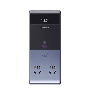 绿联300W汽车载逆变器大功率点烟器充电转换器12V转220V纯正弦波