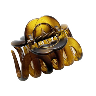 适合发量多~南瓜夹高级PC鲨鱼夹大号后脑勺盘发抓夹法式耐用发夹