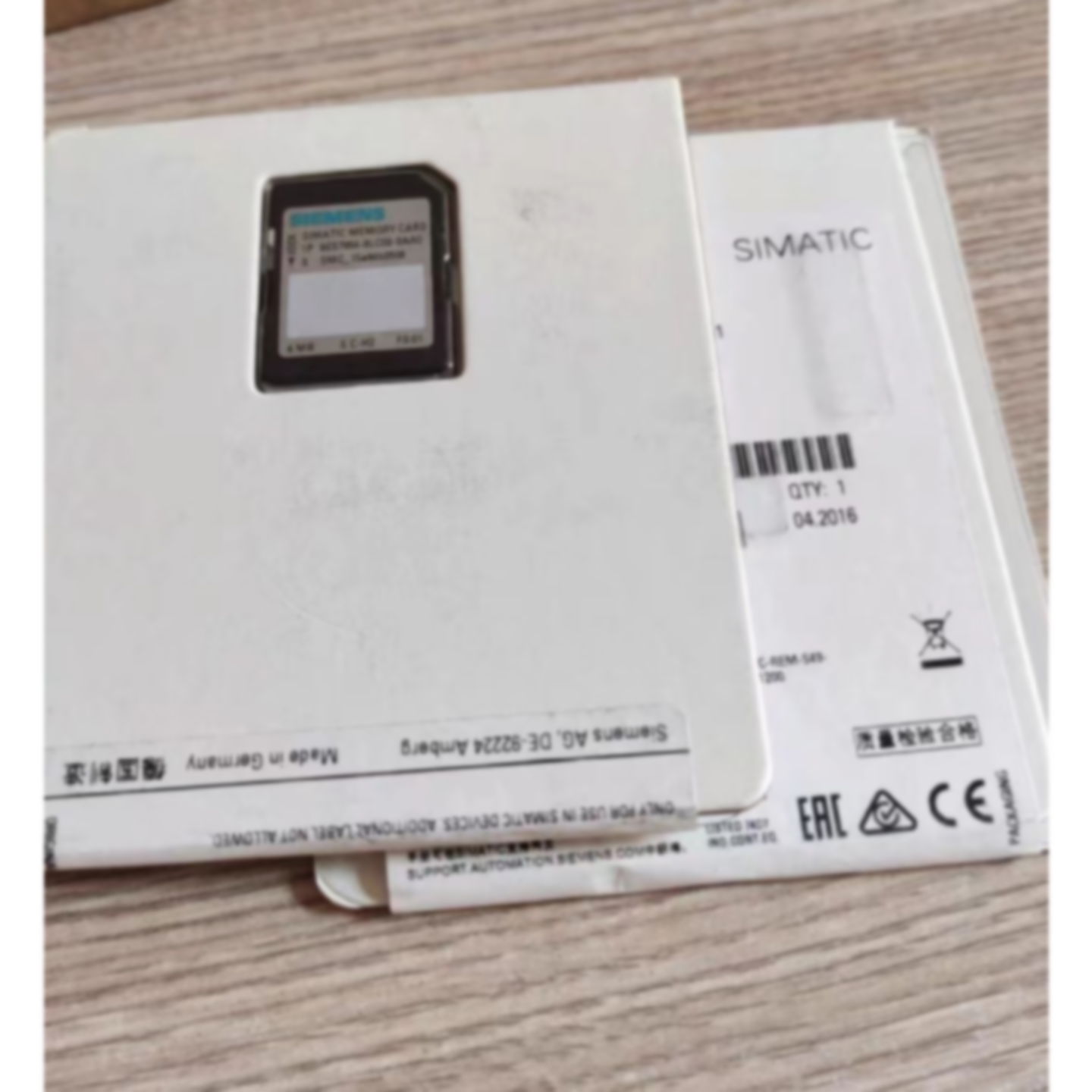 议价西门子S7-1500 CPU 存储卡6ES79548LE020AA0/6ES7954-8LE02-0