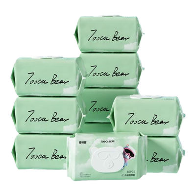 升级款纯水湿巾80抽大包