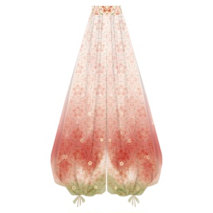 [吃瓜少女]青殿下汉服灯笼裤上衣套装夏季宋裤国风汉元素日常短裙