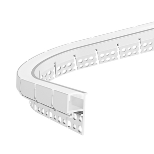 定制圆弧灯槽嵌入式弧形可弯曲线型灯双眼皮向上出光预埋卡槽灯带