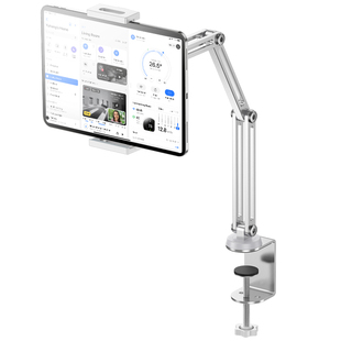 平板支架2025新款 iPad手机桌面懒人悬臂铝合金万向支撑架可360度旋转伸缩升降折叠通用床上床头追剧直播专用