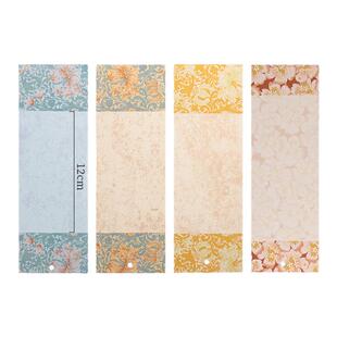 蜡染珐琅古风文创宣纸书签创意精致小学生礼物空白书法手写手工diy材料卡纸古典中国风文艺创作书签流苏穗子