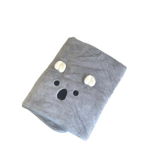 ins考拉小熊浴巾家用可爱卡通吸水速干可裹浴袍柔软毛巾珊瑚绒