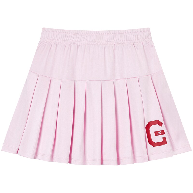 特步童装女童时尚短裙儿童裙子2026夏季新款大童潮百褶裙女孩夏装