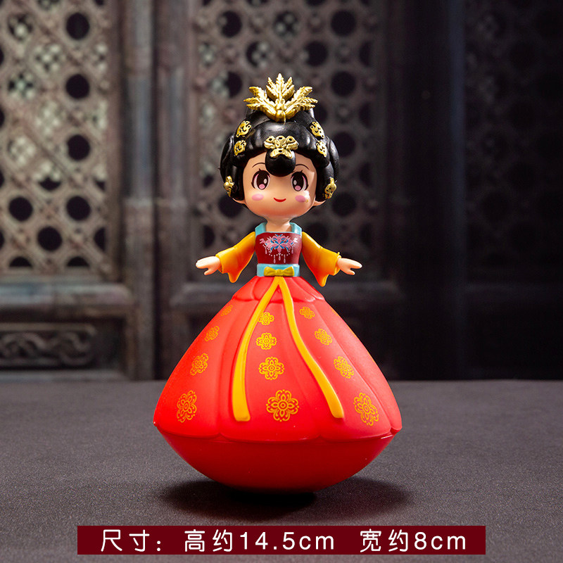 陕西特色不倒翁小姐姐人偶摆件西安纪念品文创娃娃中国风小礼品