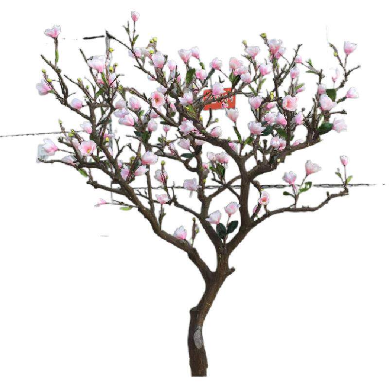 干花花束客厅摆设仿真玉兰花树