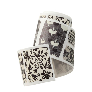 北欧艺术插画贴纸 枯木生花和纸胶带 ins高颜值手帐拼贴装饰素材