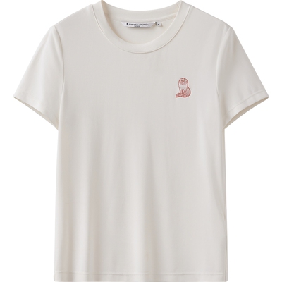 播商场同款休闲气质T恤女春夏宽松短袖上衣BDS2YD2518