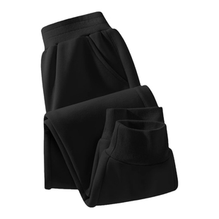 真维斯童装男童裤子春秋款儿童藏蓝色纯色校服长裤女童春季运动裤