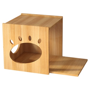 上墙式猫爬架现货实木猫跳板跳台公寓墙面太空舱猫窝DIY定制玩具