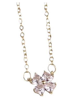 幸运四叶草项链女锁骨链INS小众