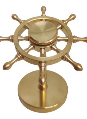 家居酒店黄铜船锚舵手汽车装饰