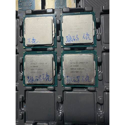i9-9900K 点bu亮 有三个会跳码 一个bu跳 一共个拆机，4个