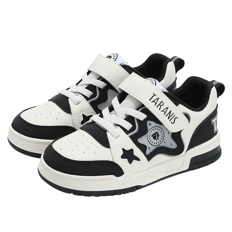 泰兰尼斯童鞋秋季新款儿童时尚板鞋男童女童防滑软底休闲运动板鞋