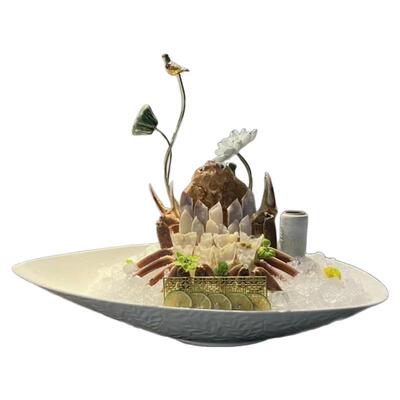 三文鱼专用盘高端会所餐具火锅店