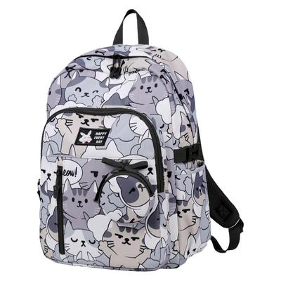 圣兰戈双肩电脑包简约卡通加厚版