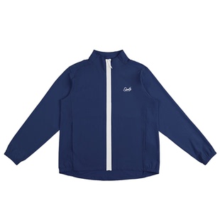 SLAMBLE秋季新款美式纯色立领薄款拉链外套男运动教练服运动上衣