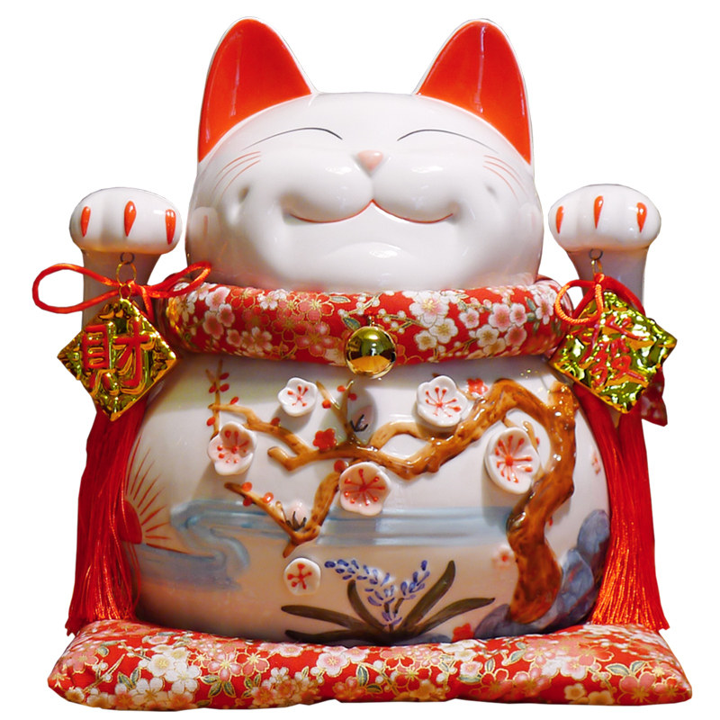 中式招财猫四季发财镇店旺铺乔迁