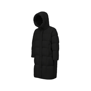波司登休闲加厚连帽长款羽绒服