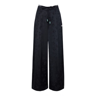 Adidas/阿迪达斯正品三叶草女士宽松新中式时尚休闲裤KY5747