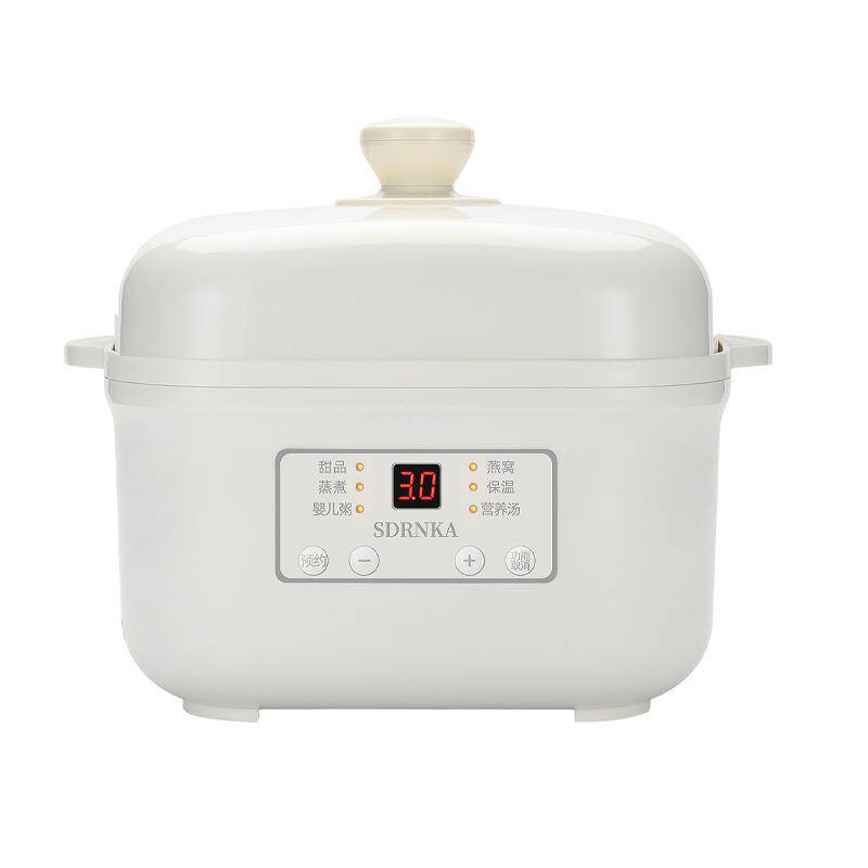 日本sdrnka电炖盅隔水炖家用全自动燕窝炖盅宝宝煮粥煲汤炖锅4-5