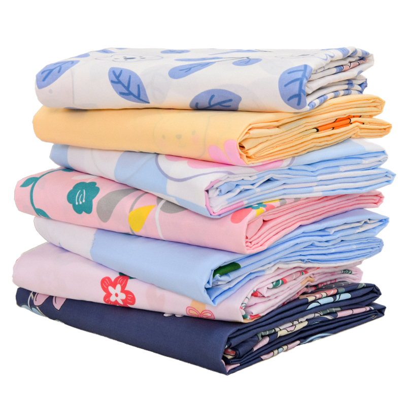 水洗棉床单单件学生宿舍单人1.5米被单磨毛双人加厚褥单四季通用