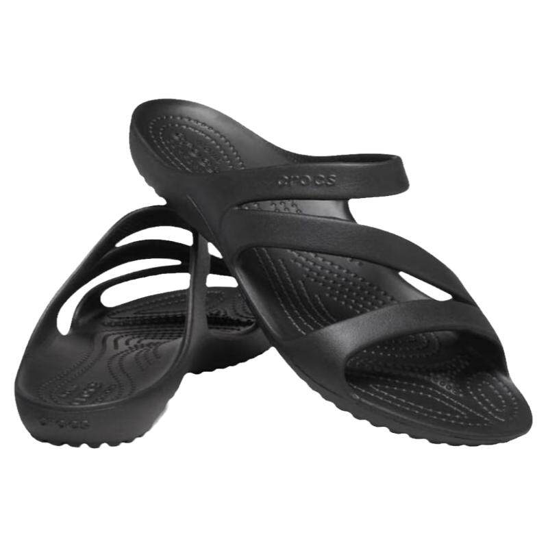 Crocs/卡洛驰女平底拖鞋轻质沙滩鞋凉鞋轻质防水一字拖旅行出街夏