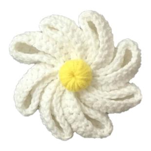 高端定制1：1权志龙GD同款胸针纯手工编织立体小雏菊胸花配饰胸针