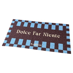 卷宗商店 | Kukkia 复古摩登地垫入户门口玄关丝圈可爱猫砂垫