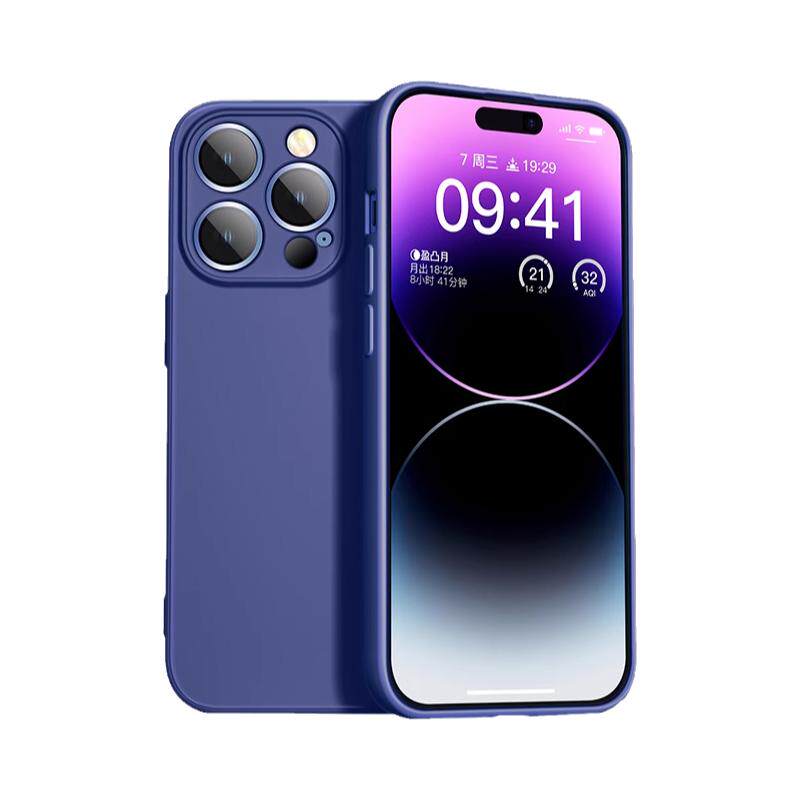 品胜手机壳适用苹果16iPhone15promax2024年新款14plus13镜头全包12防摔简约高级感超薄纯色软壳手