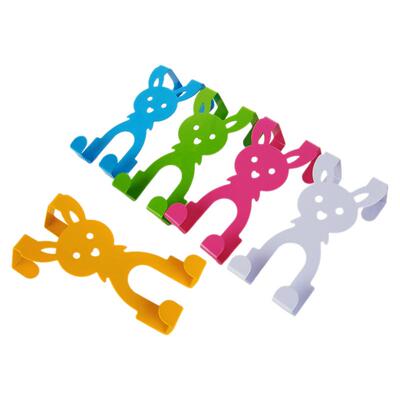 【5个装】门后挂钩挂衣架免打孔门上挂衣钩收纳架衣帽钩橱柜挂钩