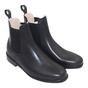 切尔西一脚蹬骑士马术马靴英式牛皮短靴男女儿童骑马靴马具用品
