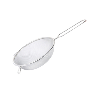 不锈钢过滤网筛超细大密漏勺捞勺珍珠豆浆漏网炸网厨房家用奶茶店