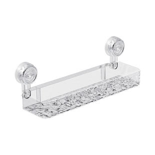 吸盘卫生间置物架壁挂式浴室架子免打孔厕所洗手台墙上三角收纳架