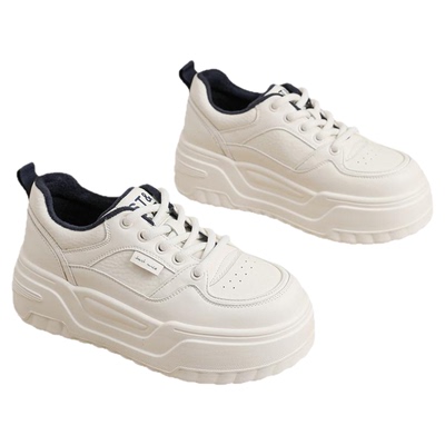 星期六厚底小白鞋女款2025新款冬季加绒保暖增高休闲运动鞋板鞋子