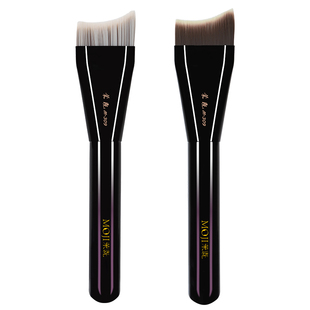 茉既化妆刷M309月牙形粉底刷扁头弧形不吃粉面膜粉底刷沧州化妆刷