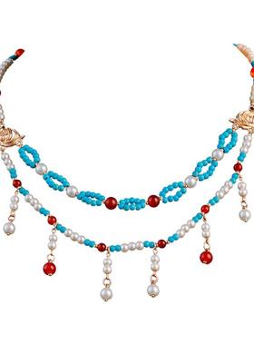 古风汉服复古多层项链