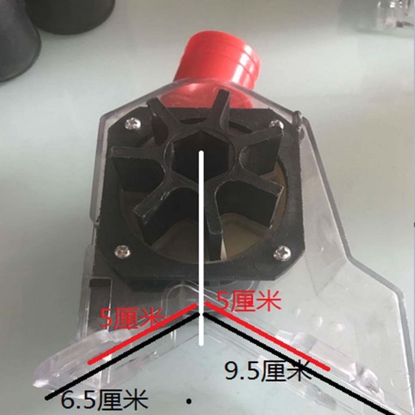 A玉米小麦播种机配件施肥盒透明肥盒下料盒加厚排肥器