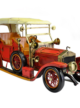 老爷车怀旧铁艺家居客厅酒柜摆件