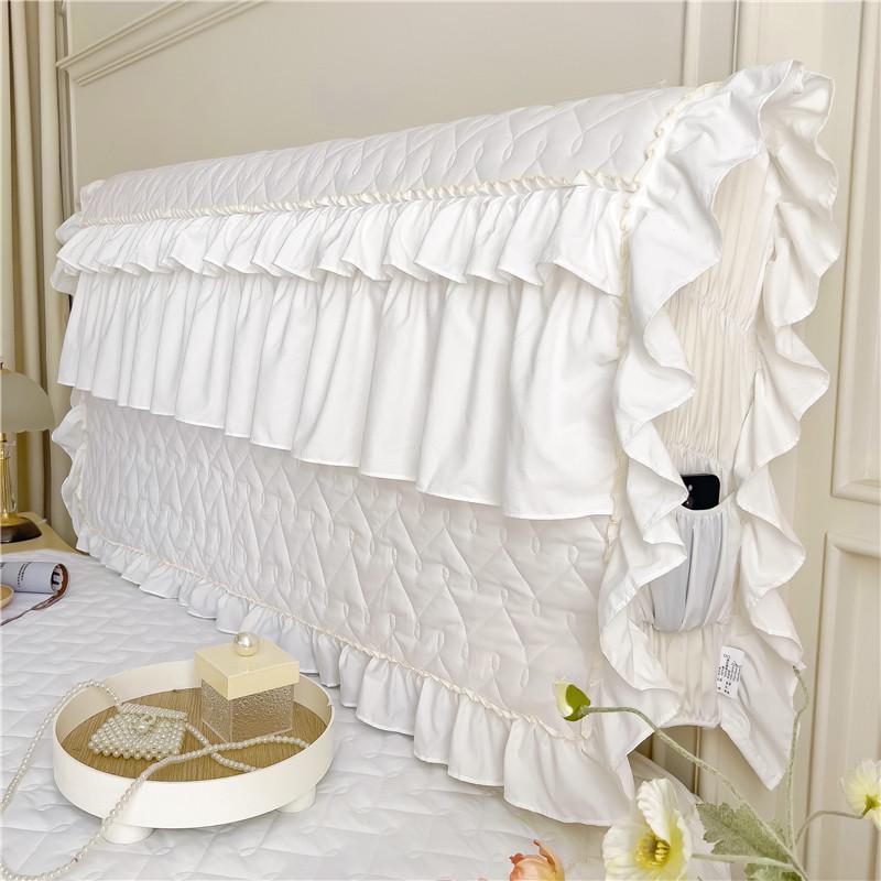 床头罩保护套全包夹棉四季通用防尘软包床头套木床靠背2024年新款