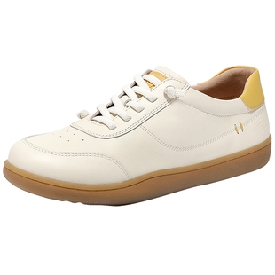 森达小白鞋女款26新款百搭白色板鞋商场同款舒服简约休闲鞋4CFZ7