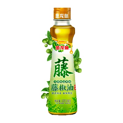 金龙鱼藤椒油清香麻爽220ml