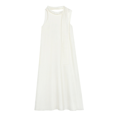 优雅体感轻薄飘带连衣裙