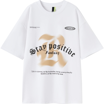 森马宽松时尚日常休闲短袖T恤男