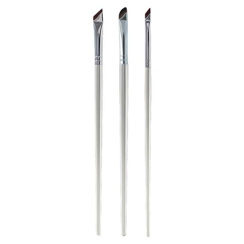 镰刀眼线刷超薄扁平头极细刀锋眼线刷下至斜角眉刷鼻影卧蚕三件套