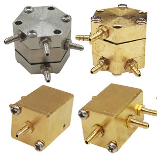 牙椅六角压水阀气控水阀方形压水阀单联控水阀手机控水阀口腔材料